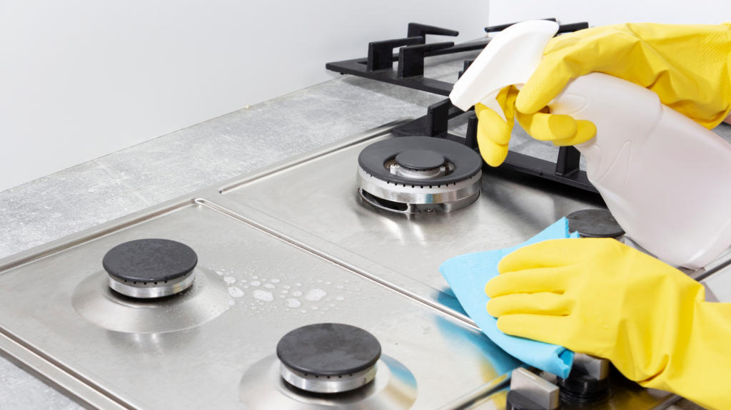 important to clean your stove top